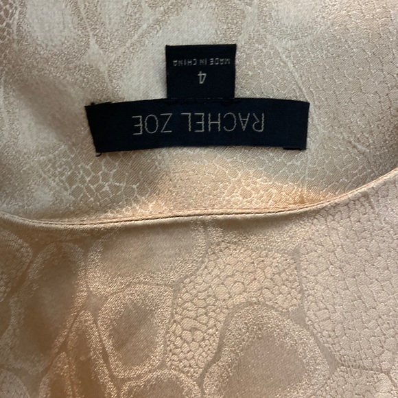 Rachel Zoe Silk Nude Dress w Low Back - Picture 5 of 5